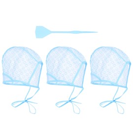 3 Sets Highlighting Kit Highlight Cap Hair Dye Cap Hair Streaking Kit Hair Coloring Kit, For Highlighting Hair for Salon Hair Dyeing Hairdressing and DIY Dyeing Hair