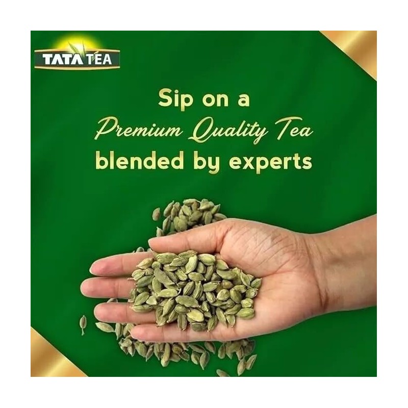 TATA TEA Elaichi Chai (CARDAMOM TEA) 100g (50 TEA BAGS)