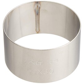 SA18-8 WSL9901 Argon Cercle Ring, Round Shape, Diameter 2.0 x Height 1.2 inches (50 x 30 mm)