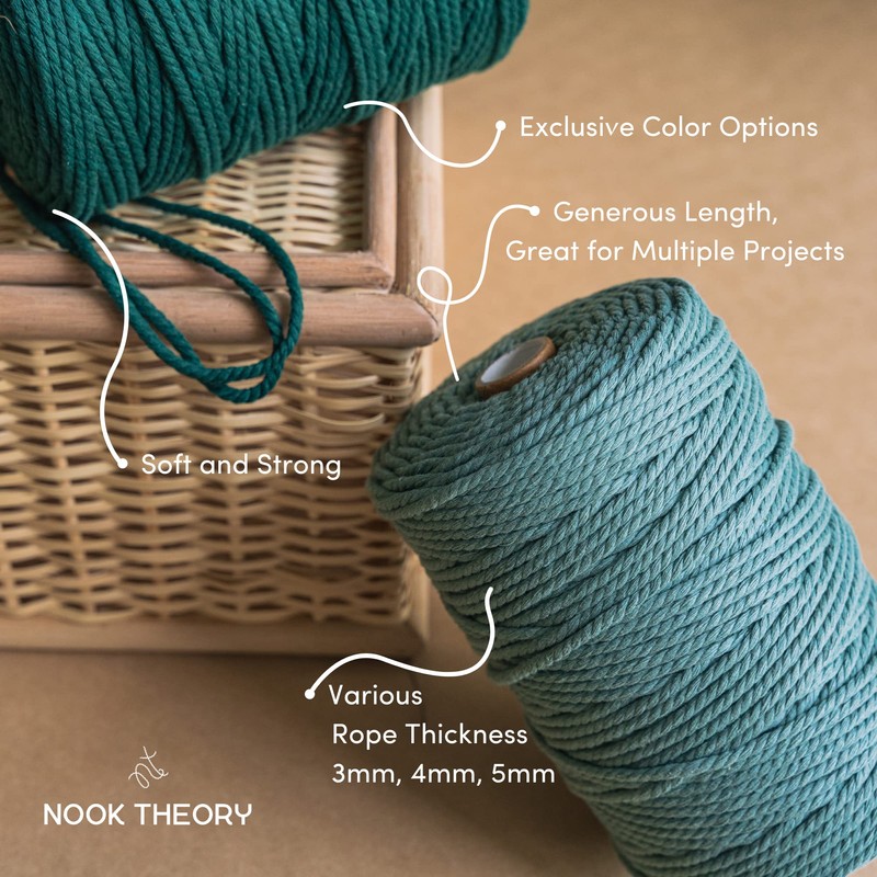 Nook Theory Nook Theory Macrame Cord - 5mm 109 Yards