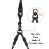 DDSCOLOUR Double Dog Leash Coupler, No Tangle 360° Swivel Reflective