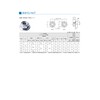 Onokatsu 222-00-08 Stainless Steel U-NUT M8 with Washers, 4 Pieces