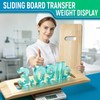 Wooden Transfer Board,28.7"Sliding Board Transfer to Wheelchair Senior