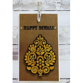 CrafTreat Reusable Indian Motifs Stencil 6x6 Inch for Painting on Wood, Canvas, Paper, Fabric, Floor, Wall and Tile | DIY Art and Craft Stencils