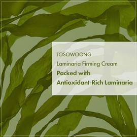 TOSOWOONG Laminaria Firming Cream for Wrinkles, Even Tone, Face & Neck | Niacinamide, Glycerin, Adenosine, Anti-Aging, Elasticity, Hydrating, Moisturizer, Korean Skincare, 50g/1.76 oz