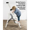 Taranta 3 Step Ladder, Lightweight Aluminum Step Stool with Convenient