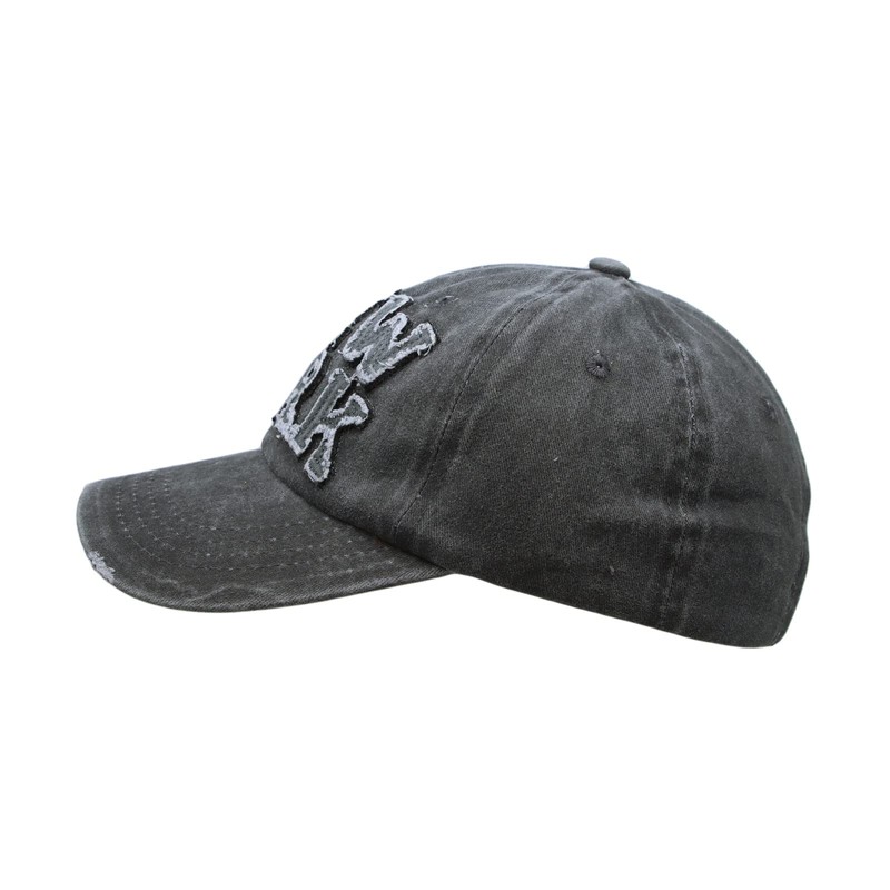 WITHMOONS Baseball Cap Washed Distressed Trucker Hat New York DW1516