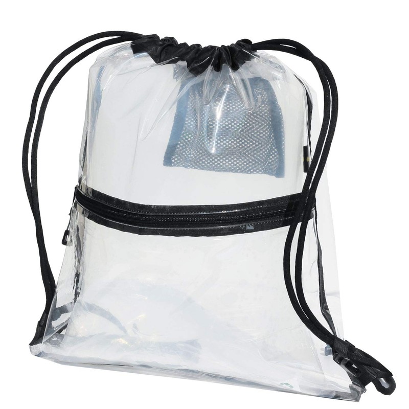 VAVAER Clear Drawstring Bag Gym Tote Bag for Stadium Yoga