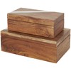 Deco 79 Mango Wood Decorative Box Decorative Keepsake Boxes with