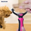 Peine depilatorio para gatos y perros (rojo)