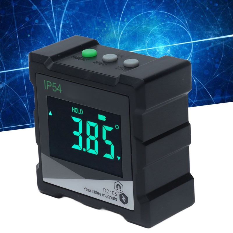 Digital Angle Finder 4x90 Degree LCD Screen Magnetic Bevel Gauge