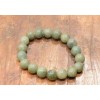 Unbranded Green Jade Stretch Bracelet Thailand