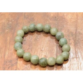 Unbranded Green Jade Stretch Bracelet Thailand