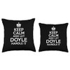 Let Doyle Handle It Keep Calm Funny Custom Name Throw