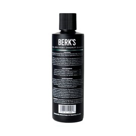 Berk's Full Spectrum Dandruff Shampoo with Coal Tar, Salicylic Acid, Sulfur, and Rosemary Oil, 8 Fl Oz
