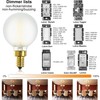 Duoled E12 LED Bulb Dimmable 4W Equal Warm White 2700K