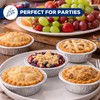 ebake Aluminium Round Foil Dishes 12cm (60 Pack) - Disposable