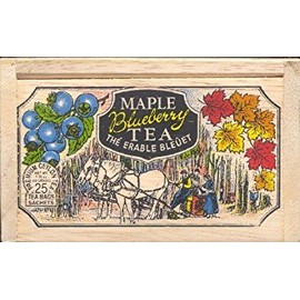The Metropolitan Tea Company 62WD-618B-109 Maple Blueberry 25 Teabags in Wood Box
