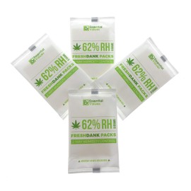 Essential Values Humidity Packs (10 Pack / 8 Grams) - 62-Percent RH FreshDank - 2-Way Control That Keeps Your Product Fresher for Longer