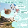 PUPTECK Cat Cone Collar Soft, Adjustable Protective Recovery Flower Collar