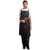 Whites Chefs Clothing B984 Southside X-Cross Back Apron With Tan