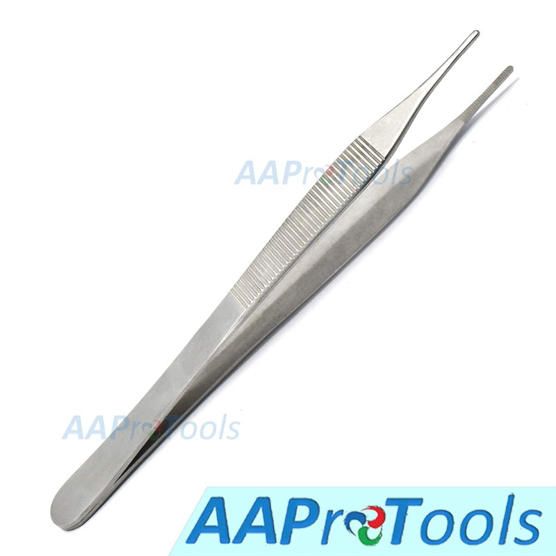 Dressing Adson Serrated Tip Tweezer 15cm Tissue Forceps Plier Instruments