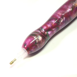 Diamond Art Pen, Diamond Painting Pen, Diamond Art Painting Accessories Tool Kit Drill Pen ,5D Resin Diamond Painting Drill Pen Stylus Tips Multi-Placers Heads and Wax Clay Glue Sparkling Fuchsia