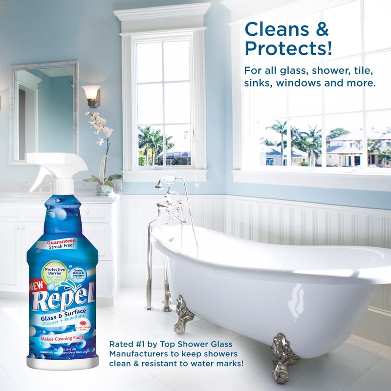 Clean-X REPEL Glass & Surface Cleaner 32 fl. oz. -
