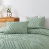 Andency Sage Green King Comforter Set, Boho Soft Fluffy Warm