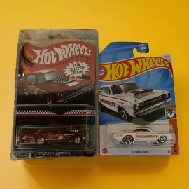 Hot Wheels 2024 HOT WHEELS Premium MAIL IN RED 65 Dodge Coronet + 68 Dart Mopar Muscle Lot