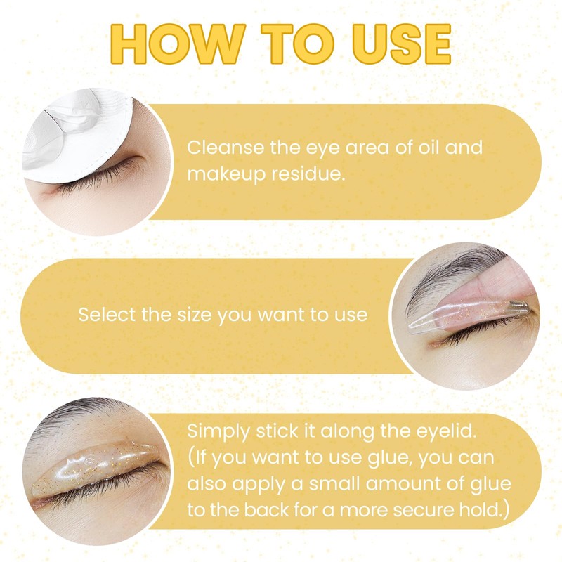 PERMANIA Lash Lift Pads, Glueless Lash Lift Shields Korean, Sticky