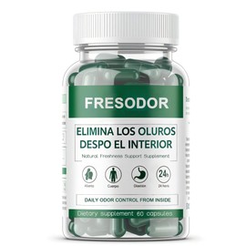 NEWUREHO Fresodor para Mal Aliento Capsules, Internal Deodorant Capsules, Body Deodorizing Freshness Support, Chlorophyll Pills Odor Contro 60 Count