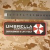 Umbrella Corporation Resident Evil Cosplay PVC Rubber 3D Hook-and-Loop Patch