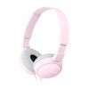 Sony MDR-ZX110AP faltbarer Bügelkopfhörer mit Headsetfunktion, rosa