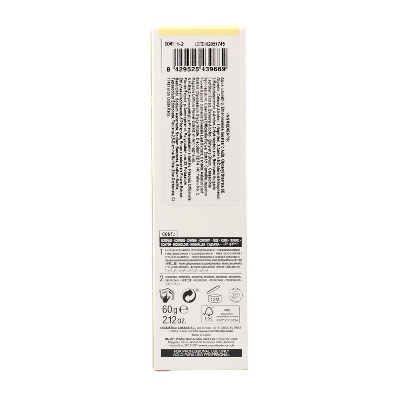 Montibello Dénuée Ammonia Free 7.13 (Gold Ash Blonde) Standard