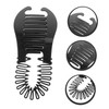 Gatuida 4pcs Interlocking Banana Combs Hair Braiding Tools Double Sided