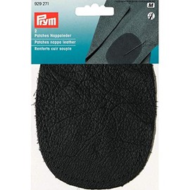 Prym 929271 Patches Nappaleder (nähen) 10 x 14 cm dunkelgrau