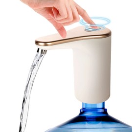 Sendowtek Dispensador de Agua Eléctrico, Dispensador de Bomba de Agua, Succión Dispositivo Universal Suministro de Agua para Botella de Oficina y Hogar con Carga USB