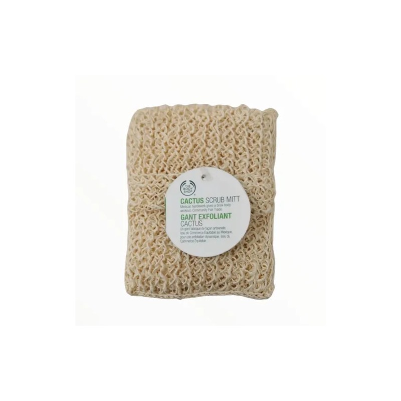 Guante Esponja Exfoliante Fibra De Cactus The Body Shop Spa