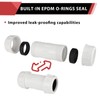 (Pack of 1) EFIELD 1-1/4-Inch PVC Compression Coupling, Schedule 40,