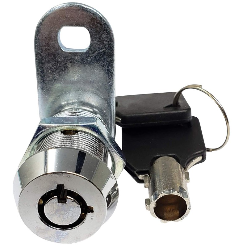 Admiral Locks 1” Tubular Cam Lock, Keyed Alike Removable Key