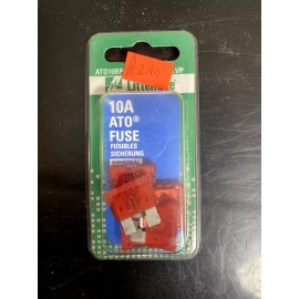 Littelfuse ATO10BP FuseATO Blade10Amp 5 Fuses Card 0ATO010.VP