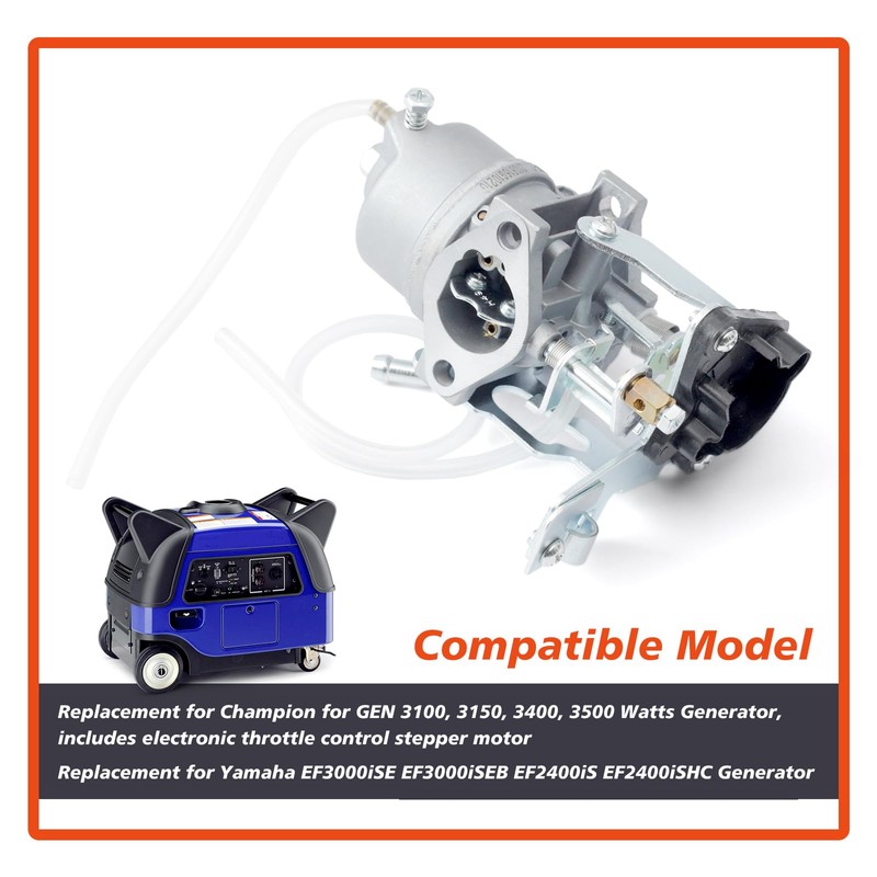 Mhrxusd 83.130000.01 Carburetor Replacement for Champion for GEN 3100 3400