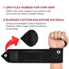 EVO Fitness Pair of 18” Deep Black Weight Lifting Wrist