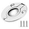 Waziaqoc Flush Pull Ring, Round Ring Pull 316 Stainless Steel