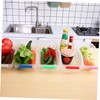 SHOWERORO 4pcs Plastic Drawer Storage Basket Multi-Purpose Sundries Organizer for