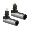 90 Degree Optical Fiber Digital Extension Adapter 2 Pack, Right