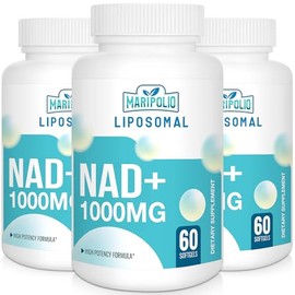Maripolio- Suplemento liposmico NAD 1000 mg  Pontecy NAD ms alto  Absorcin mxima  Suplemento NAD puro  Es                                             