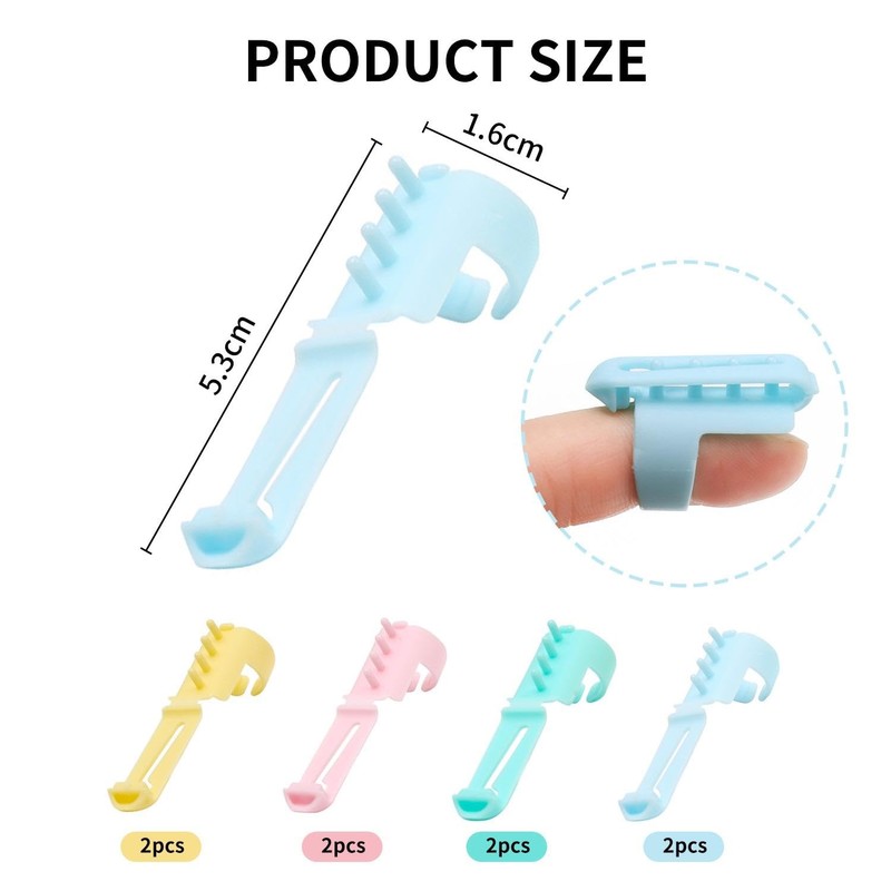 HDGSAFD Pack of 8 Yarn Dividers, Plastic Knitting Tools, Knitting
