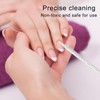 100 Pcs Professional Disposable Nail Stick Cuticle Pusher Bulk Crystal